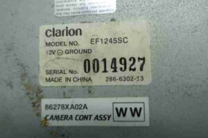 Изображение товара 32229 - 00032229 blok upravleniya kameroj zadnego vida Peugeot 306 2