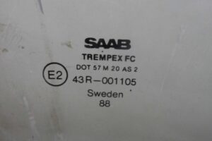 Изображение товара 110814 - 00110814 steklo dveri perednej pravoj Opel Sintra 2