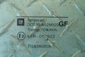 Изображение товара 125506 - 00125506 steklo dveri zadnej pravoj 2